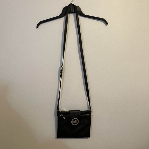 Michael Kors Handbags - AUTHENTIC Michael Kors Crossbody with MK Logo all over